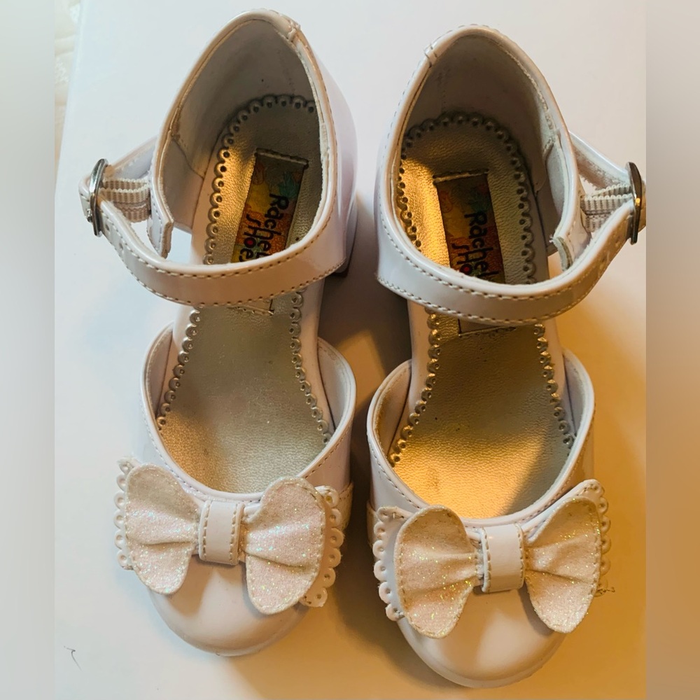 Toddler Size 9 Girl White Rachel Dress Shoe